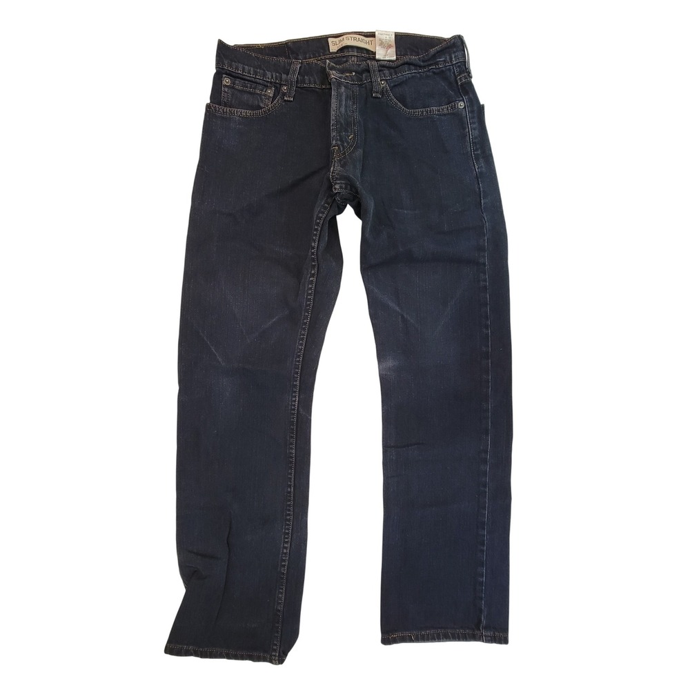 Levi's 514 Slim Straight Jeans Dark Wash Men Size W28 L30